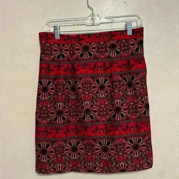 Women’s Molly Bracken Red Skirt Size M - Picture 1 of 6